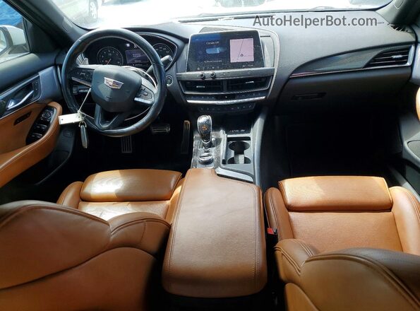 1G6DN5RK6L0127444 2020 CADILLAC CT5 Белый Вид панели приборов