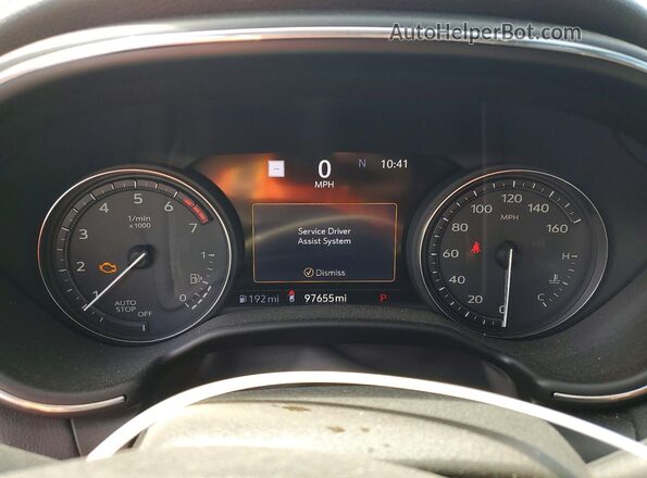 1G6DN5RK6L0127444 2020 CADILLAC CT5 Белый Вид щитка приборов
