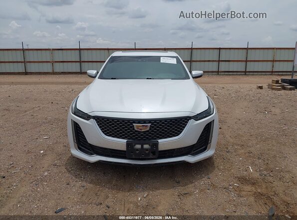 1G6DN5RKXM0130834 2021 CADILLAC CT5 White Вид щитка приладів