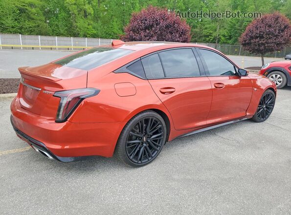1G6DP5RK0L0134335 2020 CADILLAC CT5 Orange Հետևի աջ