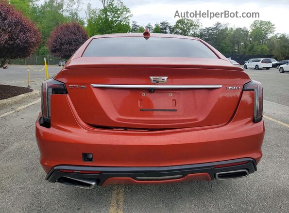 1G6DP5RK0L0134335 2020 CADILLAC CT5 Orange Հետևի տեսք