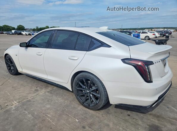 1G6DP5RK0M0124888 2021 CADILLAC CT5 White Trasero izquierdo