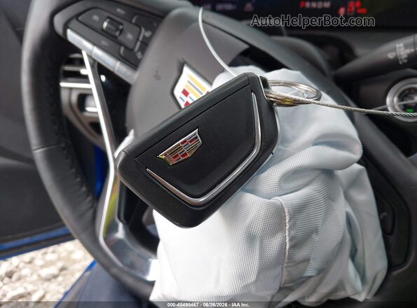 1G6DP5RK9T0102564 2026 CADILLAC CT5 Blue Вид панелі приладів