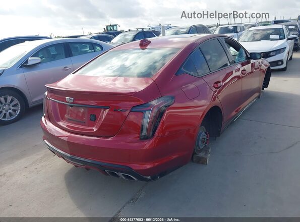 1G6DR5RW1R0132549 2024 CADILLAC CT5 Red Задня права чверть