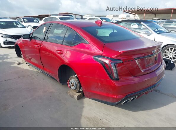1G6DR5RW1R0132549 2024 CADILLAC CT5 Red Задня ліва чверть