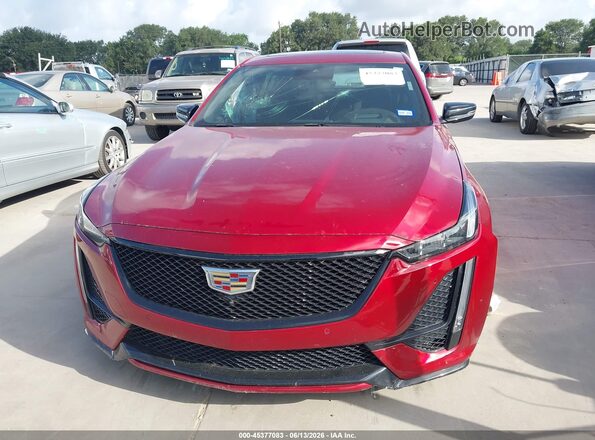1G6DR5RW1R0132549 2024 CADILLAC CT5 Red Вид щитка приладів