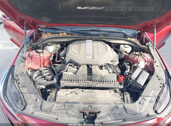 1G6DR5RW1R0132549 2024 CADILLAC CT5 Red Вид ззаду