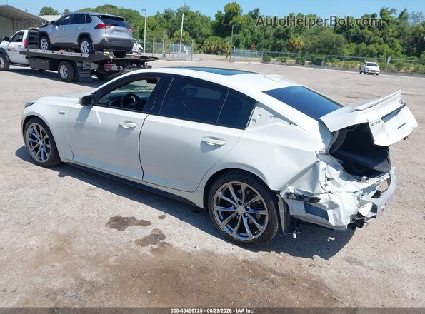 1G6DR5RW5M0130196 2021 CADILLAC CT5 White Trasero izquierdo