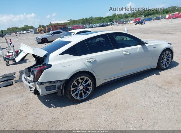 1G6DR5RW5M0130196 2021 CADILLAC CT5 White Trasero derecho