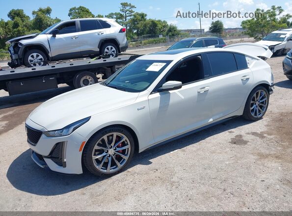 1G6DR5RW5M0130196 2021 CADILLAC CT5 White Vista tres cuartos delantera izquierda