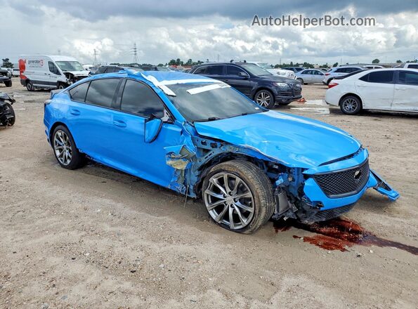1G6DR5RW9N0126976 2022 CADILLAC CT5 Blue Delantero derecho