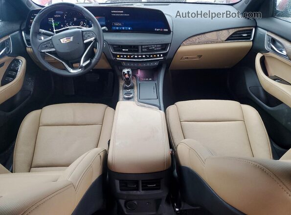 1G6DS5RW2S0120808 2025 CADILLAC CT5 Red Widok deski rozdzielczej