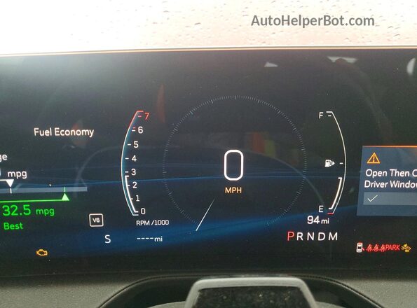 1G6DS5RW2S0120808 2025 CADILLAC CT5 Red Widok zestawu wskaźników