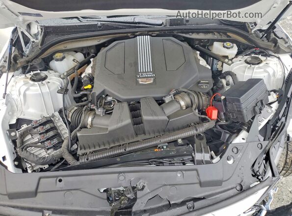 1G6DS5RW6S0115174 2025 CADILLAC CT5 White Սալոնի հետևի տեսք