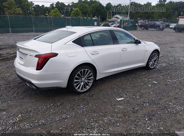 1G6DT5RK2M0121325 2021 CADILLAC CT5 Белый Задняя правая четверть