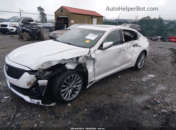 1G6DT5RK2M0121325 2021 CADILLAC CT5 Белый Вид спереди