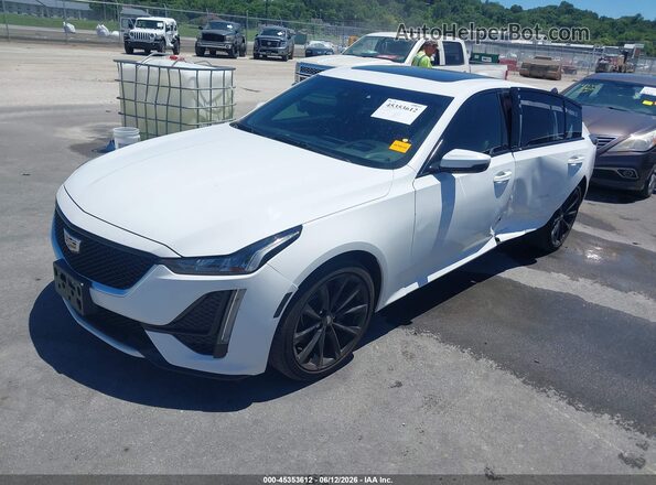 1G6DU5RK0L0123473 2020 CADILLAC CT5 Белый Передняя левая четверть