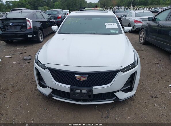 1G6DU5RK8L0119333 2020 CADILLAC CT5 White Սարքավորումների վահանակի տեսք