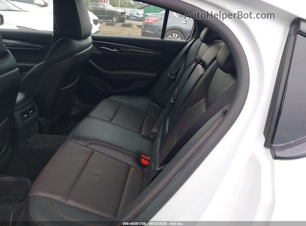 1G6DU5RK8L0119333 2020 CADILLAC CT5 White VIN կոդի պիտակի տեսք