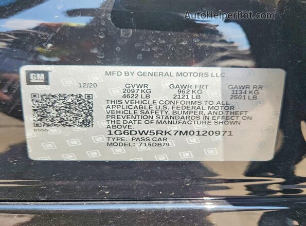 1G6DW5RK7M0120971 2021 CADILLAC CT5 Black Vista del compartimento del motor