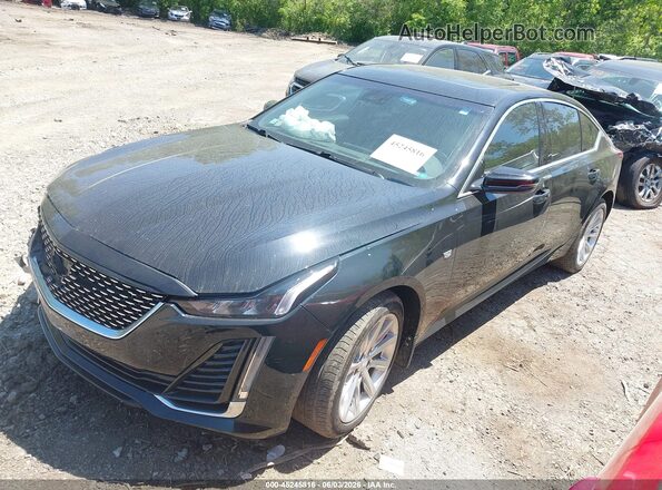 1G6DX5RK7L0121369 2020 CADILLAC CT5 Black წინა მარცხენა ხედი სამი მეოთხედიდან