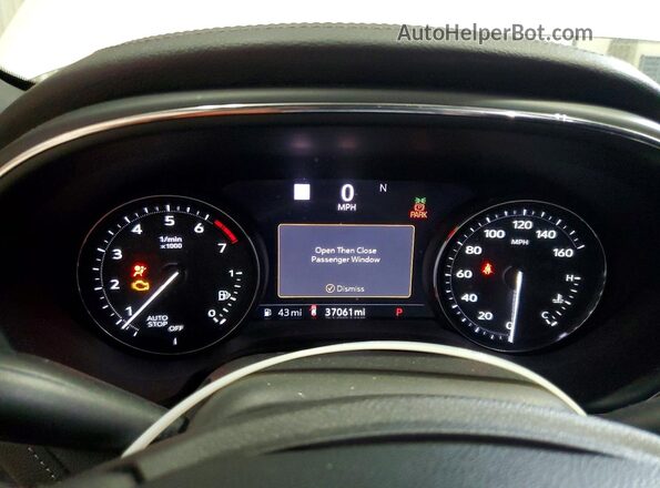 1G6DX5RK8L0123311 2020 CADILLAC CT5 White Instrument cluster view