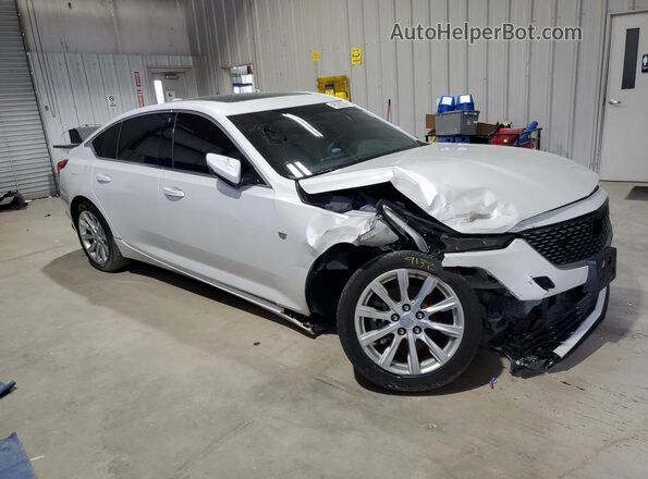 1G6DX5RK8L0123311 2020 CADILLAC CT5 White VIN sticker view