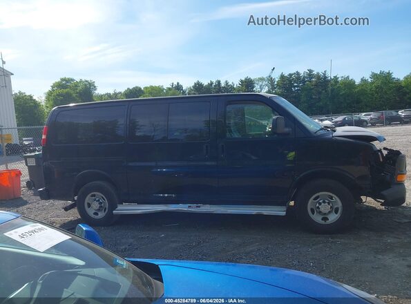1GAWGEFF2G1173529 2016 CHEVROLET EXPRESS Black Vista interior trasera