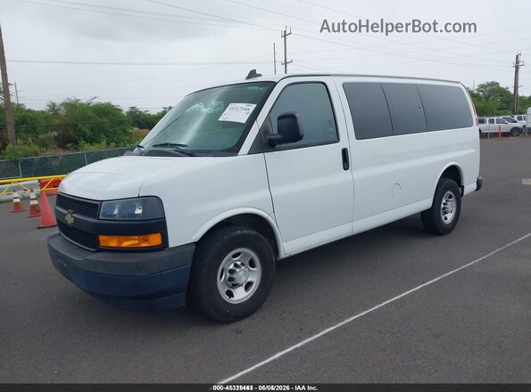 1GAWGEFG0J1280451 2018 CHEVROLET EXPRESS White Передня ліва чверть