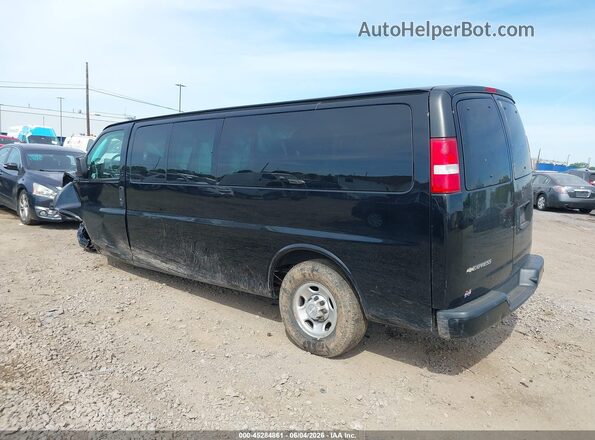 1GAZGNFG3K1318835 2019 CHEVROLET EXPRESS Black უკანა მარცხენა