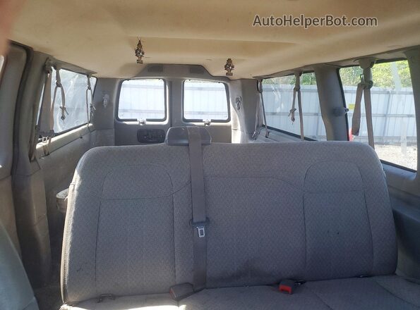 1GAZGPFG5H1222855 2017 CHEVROLET EXPRESS Черный Вид задних сидений