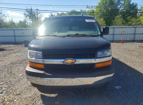 1GAZGPFG5H1222855 2017 CHEVROLET EXPRESS Черный Вид спереди