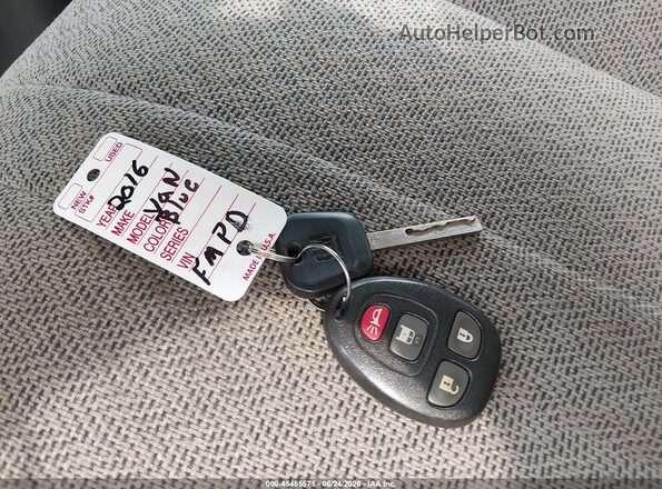 1GAZGPFG9G1269627 2016 CHEVROLET EXPRESS Silver Vista del salpicadero