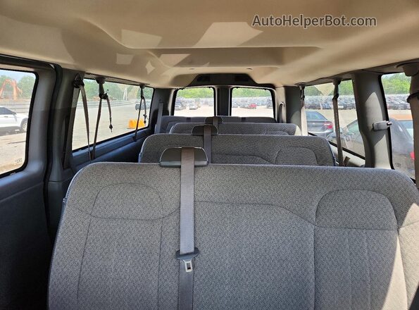 1GAZGPFG9K1368120 2019 CHEVROLET EXPRESS White Rear seats view