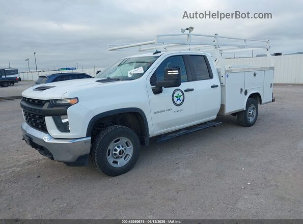 1GB2WLE78NF300554 2022 CHEVROLET SILVERADO White Vista tres cuartos delantera izquierda