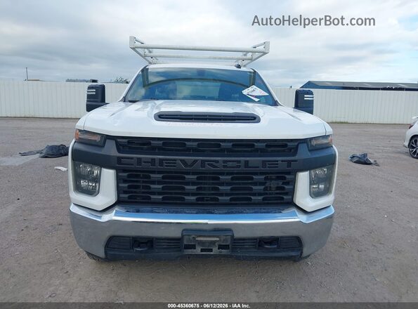 1GB2WLE78NF300554 2022 CHEVROLET SILVERADO White Vista del cuadro de instrumentos