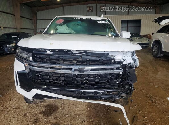 1GBSCLED4PR299449 2023 CHEVROLET TAHOE White წინა ხედი