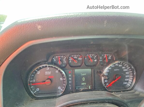 1GC0CUEG3HZ398137 2017 CHEVROLET SILVERADO White Vista del cuadro de instrumentos