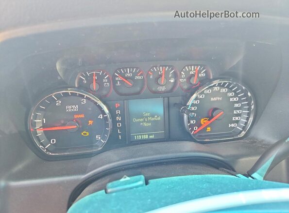 1GC0KUEY2JZ208846 2018 CHEVROLET SILVERADO Blue Սարքավորումների վահանակի տեսք
