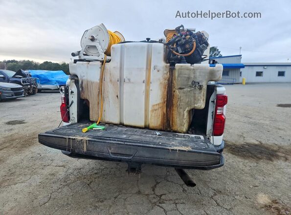 1GC0WLE70LF268554 2020 CHEVROLET SILVERADO White Widok z tyłu