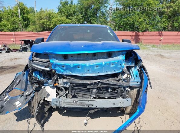1GC10ZED9SU403958 2025 CHEVROLET SILVERADO Blue Вид щитка приладів
