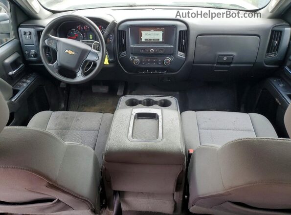 1GC1CREG6KF198086 2019 CHEVROLET SILVERADO White Вид панелі приладів
