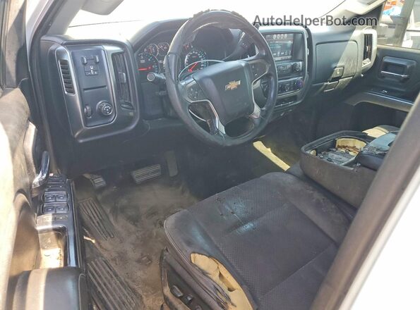 1GC1CVEG1HF107002 2017 CHEVROLET SILVERADO White წინა პანელის ხედი
