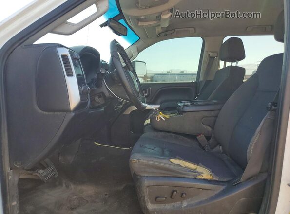 1GC1CVEG1HF107002 2017 CHEVROLET SILVERADO White წინა სალონის ხედი