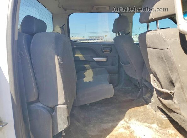 1GC1CVEG1HF107002 2017 CHEVROLET SILVERADO White უკანა სავარძლების ხედი