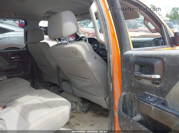 1GC1CYEGXJF210698 2018 CHEVROLET SILVERADO Orange Вид наклейки з VIN-кодом