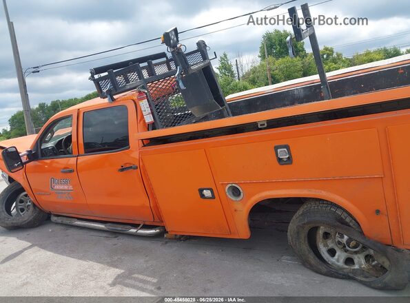 1GC1CYEGXJF210698 2018 CHEVROLET SILVERADO Orange 