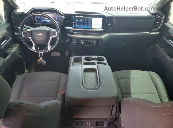 1GC1KNEY7SF223601 2025 CHEVROLET SILVERADO White Widok deski rozdzielczej