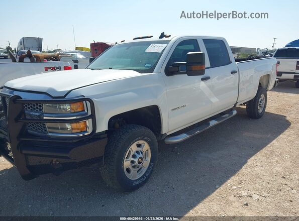 1GC1KREG4KF120201 2019 CHEVROLET SILVERADO White Front left