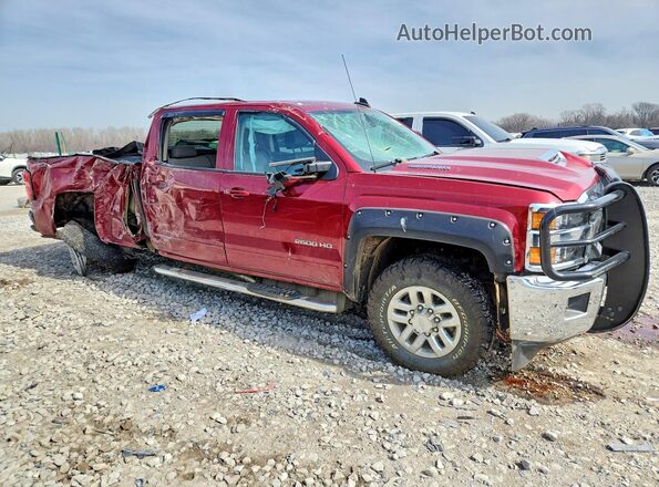 1GC1KSEY5KF239309 2019 CHEVROLET SILVERADO Maroon Przód prawy